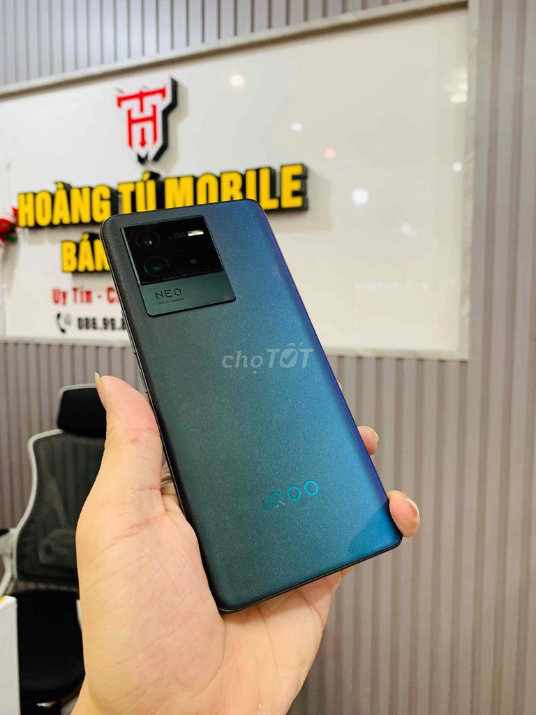 Vivo IQOO Neo 256GB Xanh Snapdragon 8 Gen 1. Mua bán Điện thoại tại Quận Liên Chiểu Đà Nẵng được đăng bởi Hoàng Tú Mobile hình 1