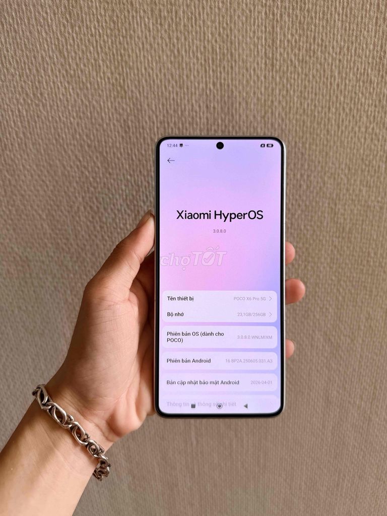 Poco X6 Pro 5G VN ram8/256gb full chức năng. Mua bán Điện thoại tại Thành phố Thủ Đức Tp Hồ Chí Minh được đăng bởi Nguyễn Duy hình 1