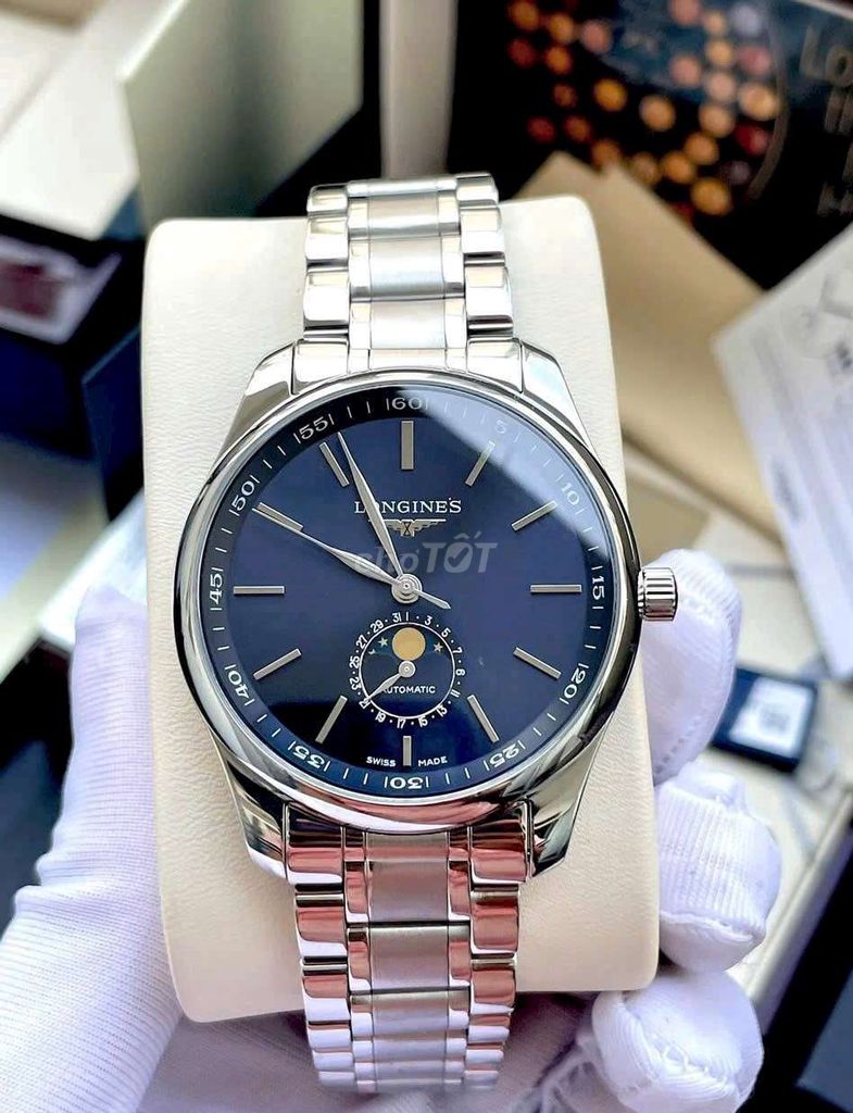 Longines Master Moonphase siêu lướt mới đẹp Full