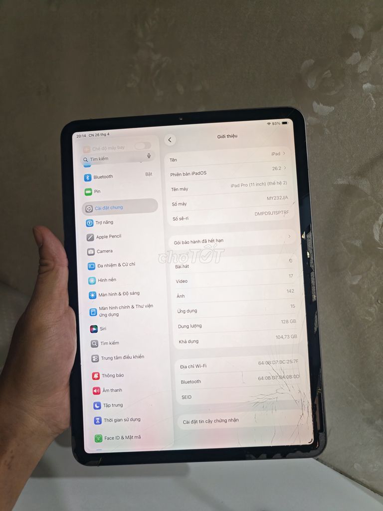 cụm iPad Pro 2020 128GB. Mua bán Máy tính bảng tại Quận Gò Vấp Tp Hồ Chí Minh được đăng bởi hoang hình 1