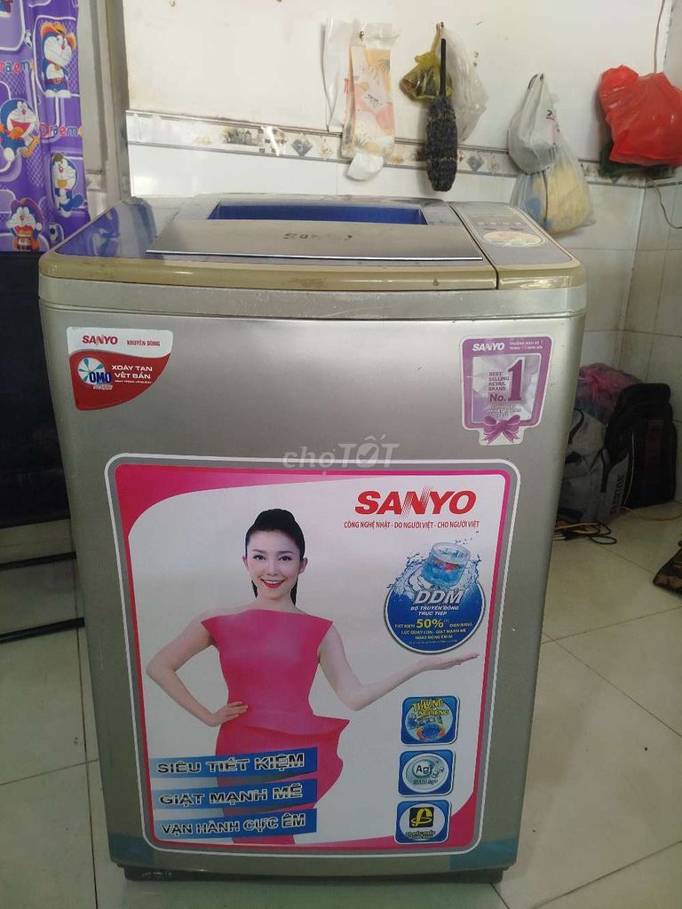 Máy giặt Sanyo 7kg cửa trên. Mua bán Máy giặt tại Thành phố Thủ Đức Tp Hồ Chí Minh được đăng bởi Điện Lạnh Hiệp hình 1
