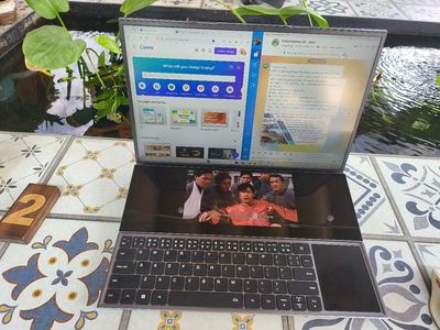 Laptop 2 màn hình, Core I7, Ram 16gb, SSD 2T