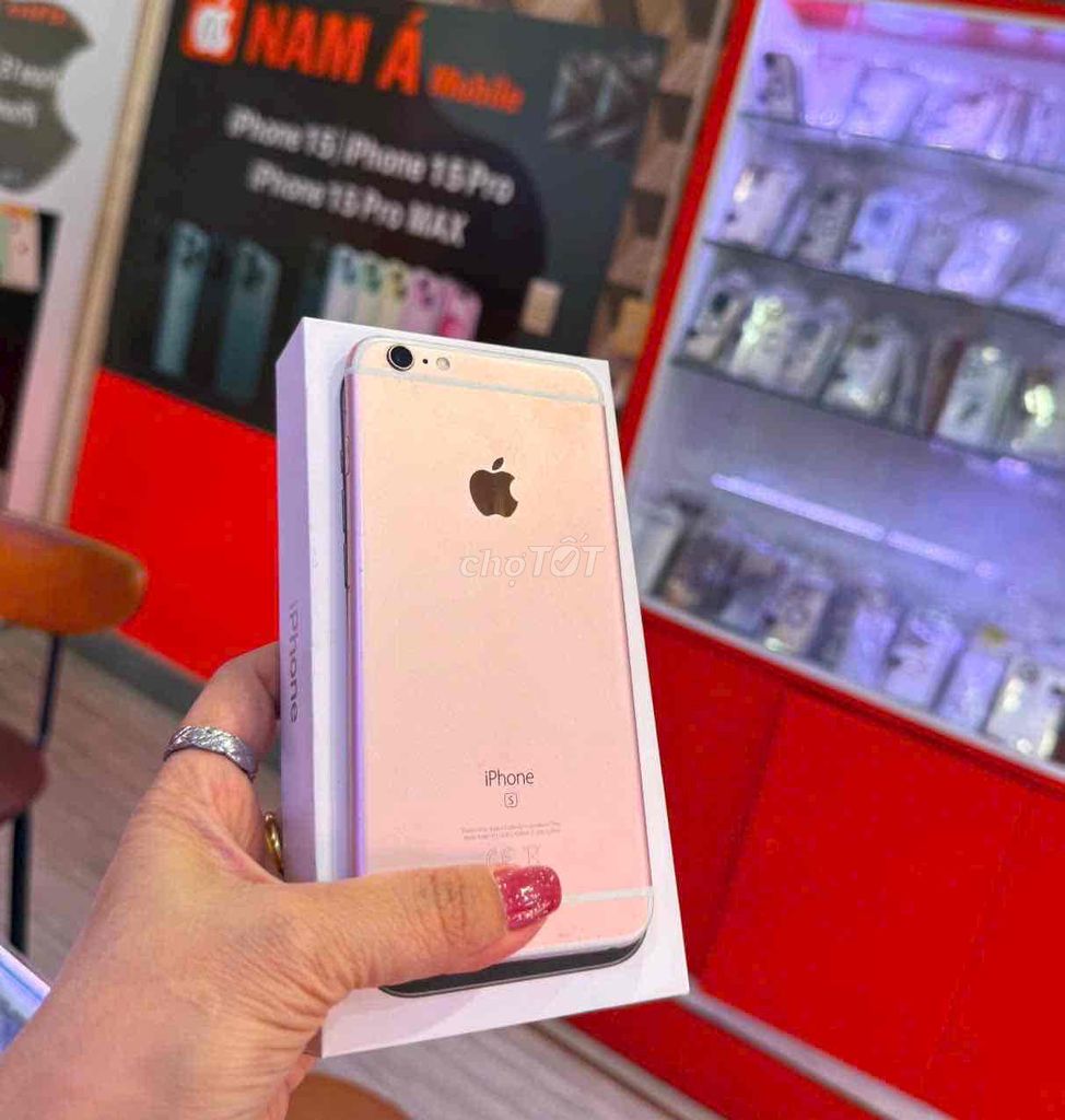 iphone 6s plus 32gb hồng qtế mỹ pin100 zin áp suất