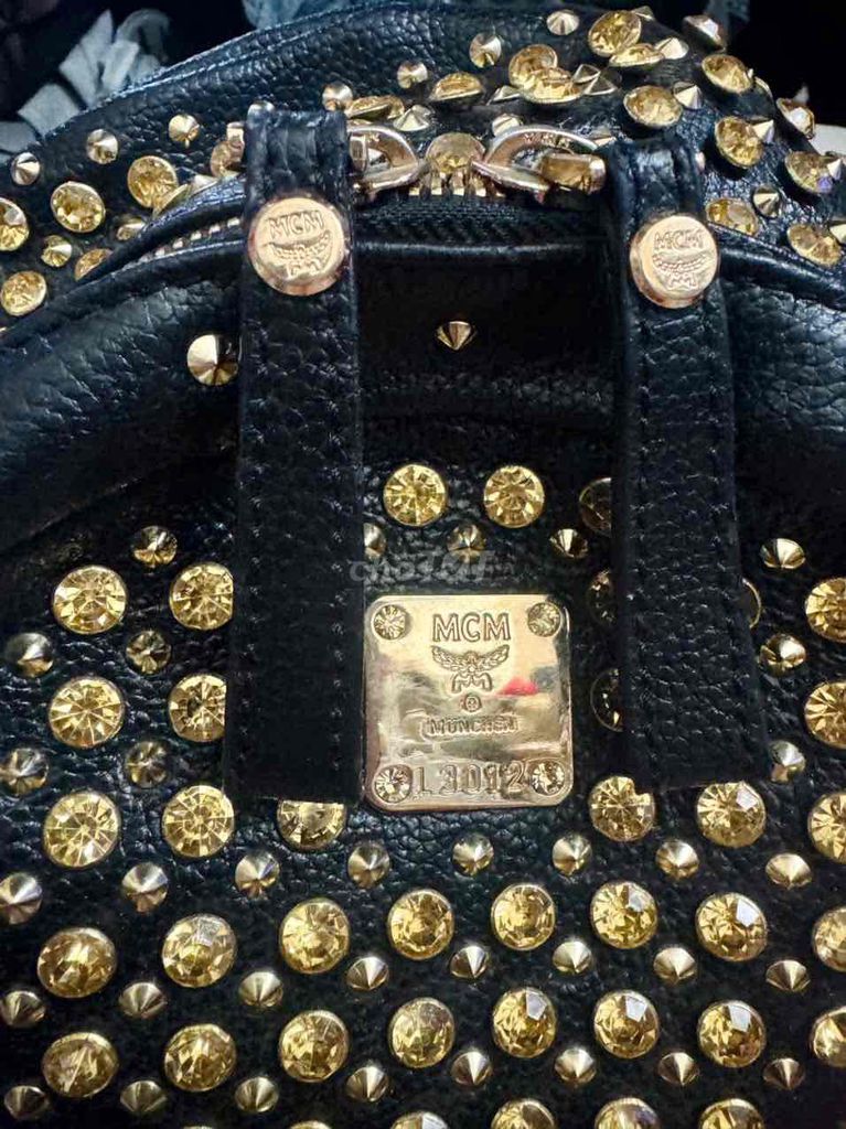 Balo MCM Da Đen Unisex. Mua bán Túi xách tại Thành phố Dĩ An Bình Dương được đăng bởi Sơn Nguyễn hình 1