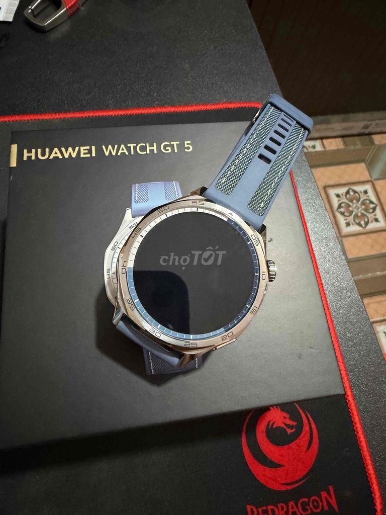 Huawei Watch GT 5 xanh. Mua bán Thiết bị đeo thông minh tại Huyện Vĩnh Tường Vĩnh Phúc được đăng bởi Lê Mạnh hình 1