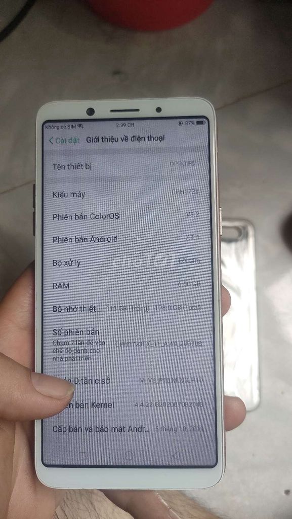 cân bán đt oppo f5.