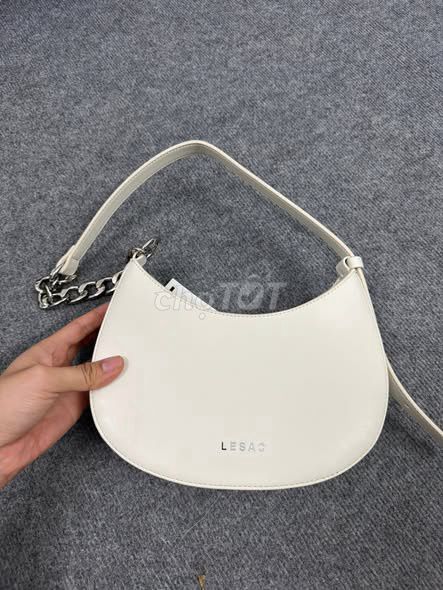 Túi xách LESAC Nữ màu Trắng Mới. Mua bán Túi xách tại Quận 5 Tp Hồ Chí Minh được đăng bởi Hội Đồ Điện Tử hình 1