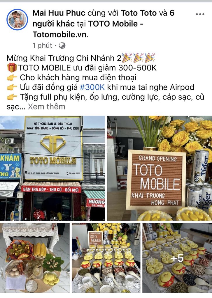 TOTO MOBILE HÓC MÔN tại Huyện Hóc Môn, Tp Hồ Chí Minh hình 4