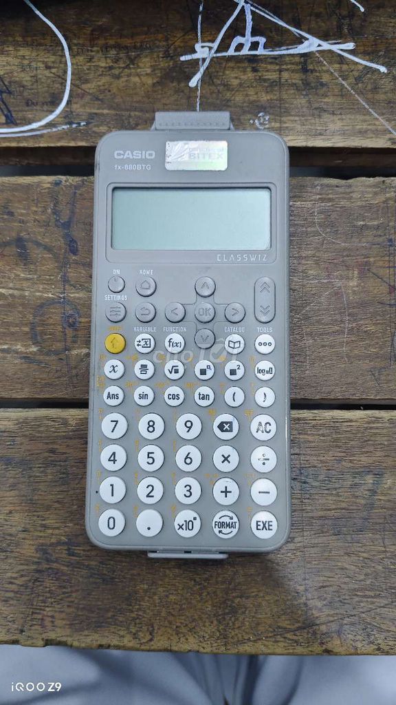 Máy tính Casio fx-880BTG Xám. Mua bán Đồ dùng văn phòng tại Quận Liên Chiểu Đà Nẵng được đăng bởi Hồng Đức hình 1