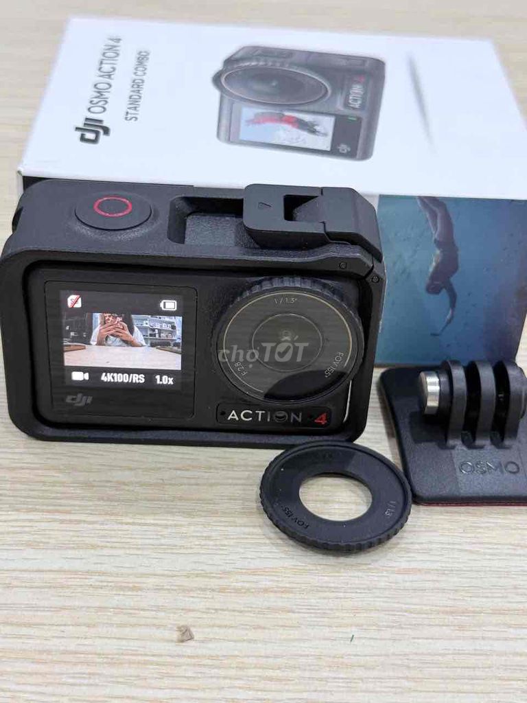 DJI Osmo Action 4 Đen 4K bh 5/2027 fullbox. Mua bán Máy ảnh, Máy quay tại Quận 5 Tp Hồ Chí Minh được đăng bởi Phan Thế Phong  hình 1