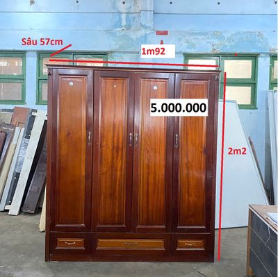 Tủ Quần Cũ  Áo Kích Thước Lớn Giá Mềm. Mua bán Tủ, kệ gia đình tại Quận Tân Bình Tp Hồ Chí Minh được đăng bởi Thanh Lý Thanh Tuấn