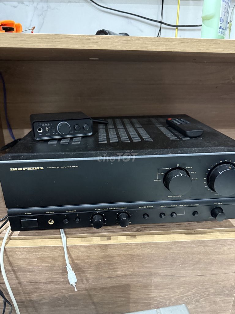 Amply Marantz PM-50 Đen. Mua bán Tivi, Âm thanh tại Thành phố Huế Thừa Thiên Huế được đăng bởi Hiền Võ Thị Ngọc hình 1