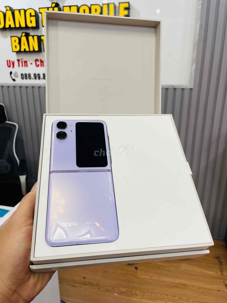 Oppo Find N2 Flip Tím 8GB/256GB. Mua bán Điện thoại tại Quận Liên Chiểu Đà Nẵng được đăng bởi Hoàng Tú Mobile hình 1