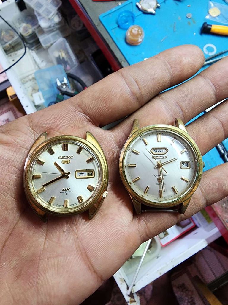 Đồng hồ Seiko 5 DX Nam Vàng. Mua bán Đồng hồ tại Huyện Đất Đỏ Bà Rịa - Vũng Tàu được đăng bởi Nguyễn duy học hình 1