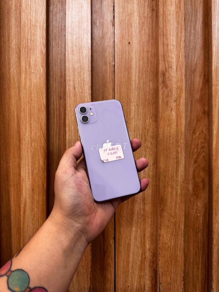 Apple iPhone 11 128GB Tím. Mua bán Điện thoại tại Quận Đống Đa Hà Nội được đăng bởi  HT Mobie Trả góp nợ xáu bao duyệt hình 1
