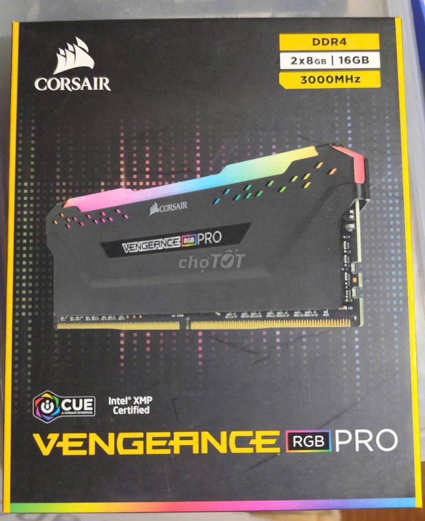Kit RAM 4 DDR4 Corsair Ven Pro RGB 16GB (2x8GB). Mua bán Linh kiện (RAM, Card...) tại Quận Gò Vấp Tp Hồ Chí Minh được đăng bởi Lộc hình 1
