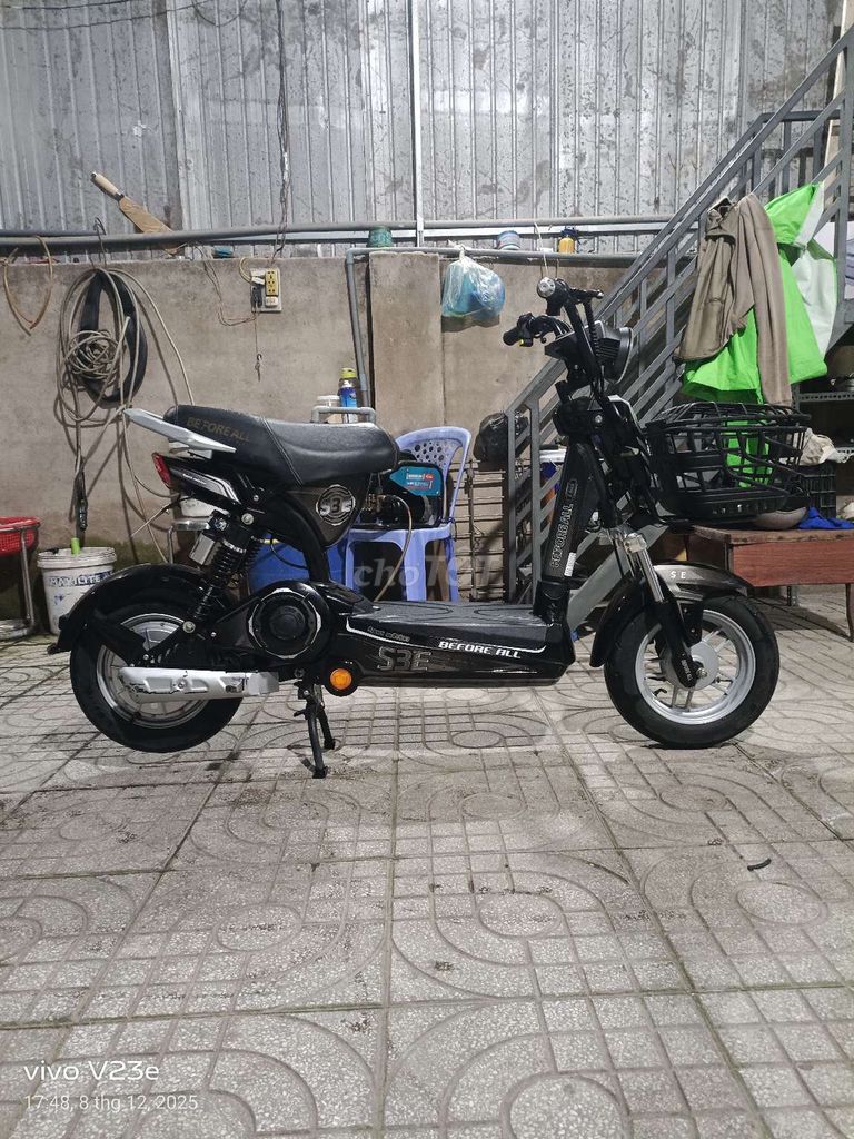Xe đạp điện Before All S3E Đen đẹp đủ phụ kiện. Mua bán Xe điện tại Huyện Nhơn Trạch Đồng Nai được đăng bởi như quỳnh  hình 2
