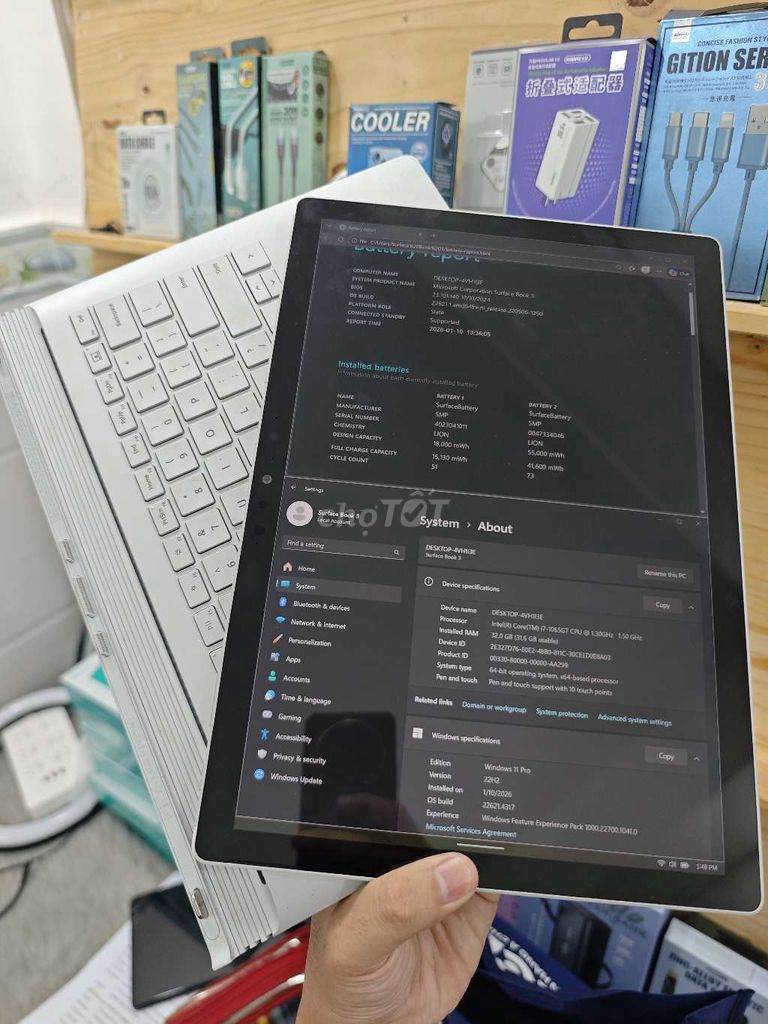 Surface Book 3 13.5 inch i7 32/1TB VGA 1650 4GB. Mua bán Laptop tại Quận 8 Tp Hồ Chí Minh được đăng bởi Đam Mê Công Nghệ hình 1