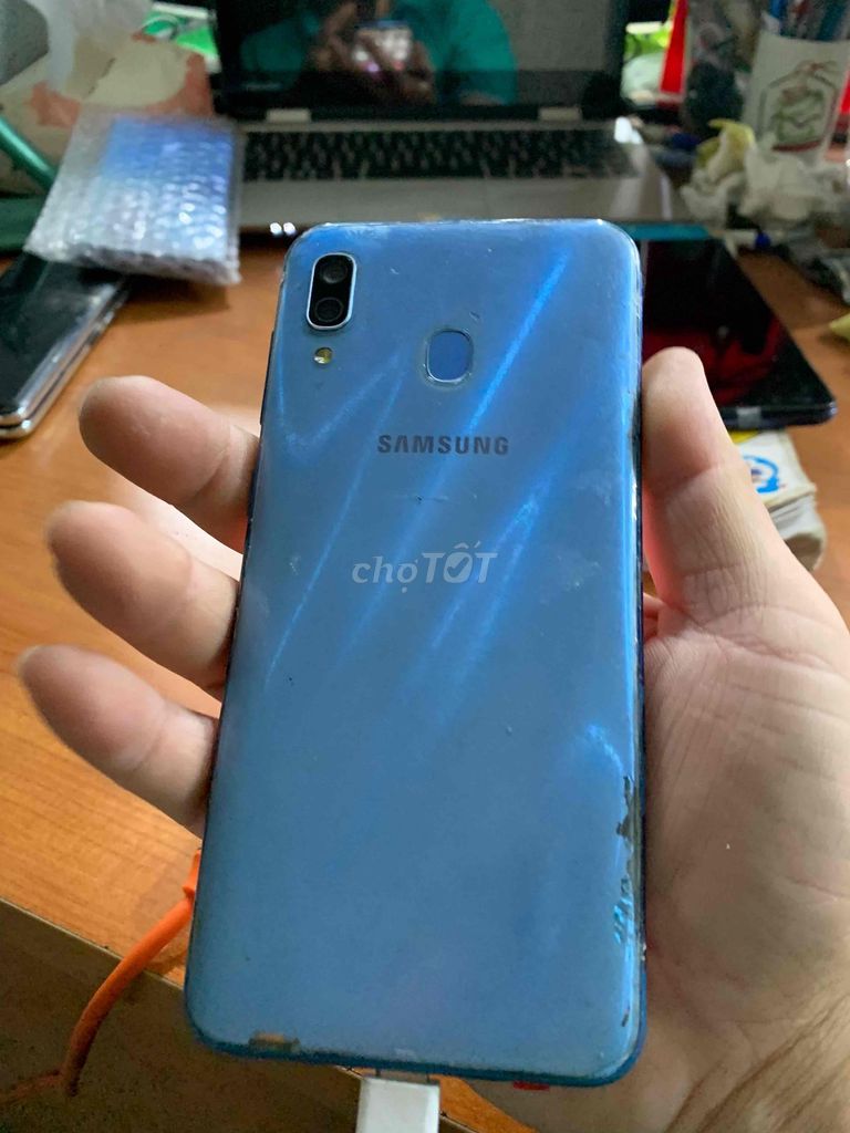Samsung A30 Xanh. Mua bán Điện thoại tại Huyện Cần Đước Long An được đăng bởi sữa chữa xe đạp điện xe máy điện điện thoại lát tóp hình 1