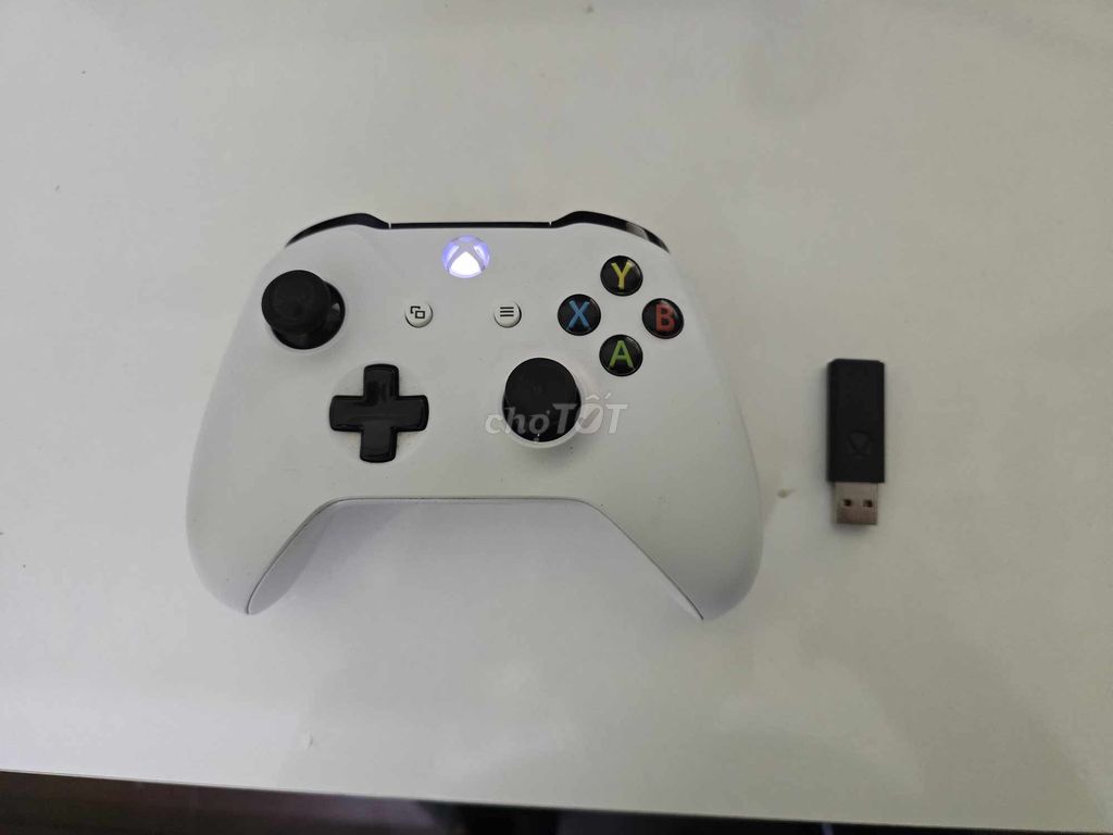 Tay cầm xbox one S + dongle wireless chính hãng