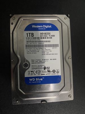 Ổ cứng HDD 1TB western Digital. Mua bán Linh kiện (RAM, Card...) tại Huyện Núi Thành Quảng Nam được đăng bởi Ung Vương 