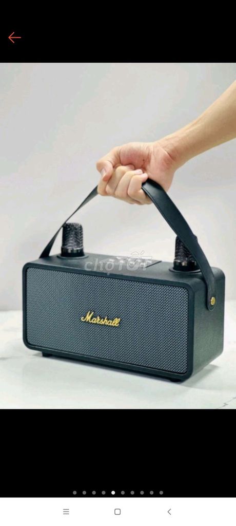 Loa Karaoke Marshall M28 kèm 2 mic ko dây cực hay