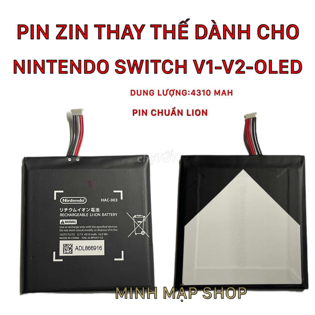 Pin zin dành cho máy game Nintendo Switch