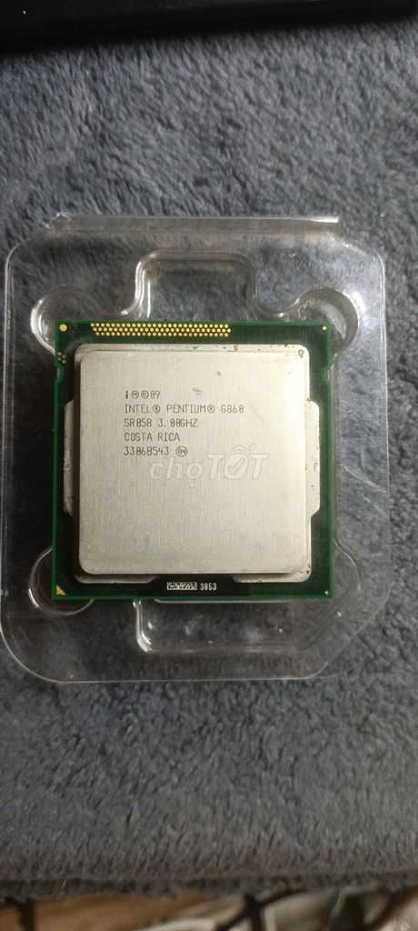 CPU Intel Pentium G860 socket 1155. Mua bán Linh kiện (RAM, Card...) tại Thị xã Tân Châu An Giang được đăng bởi Nguyễn Bảo Lộc hình 1