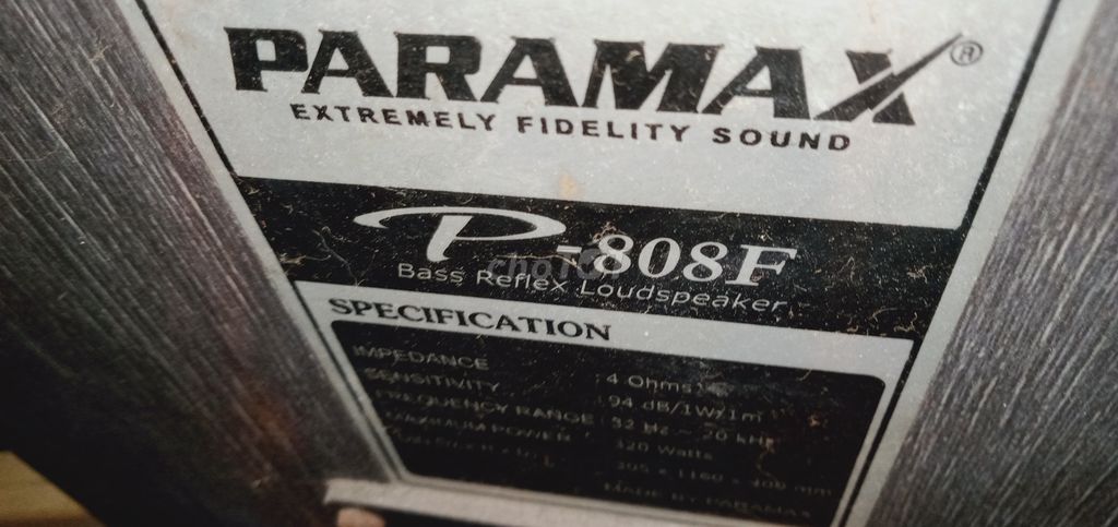 Loa cây Paramax P808F bass đôi 2 tấc 5