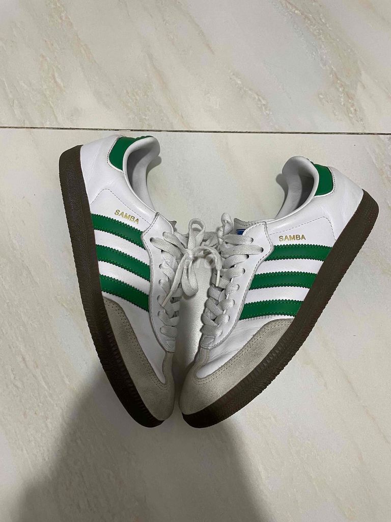 Giày thể thao Adidas Samba Unisex Trắng, xanh lá. Mua bán Giày dép tại Quận Bình Thạnh Tp Hồ Chí Minh được đăng bởi An Hoàng hình 1