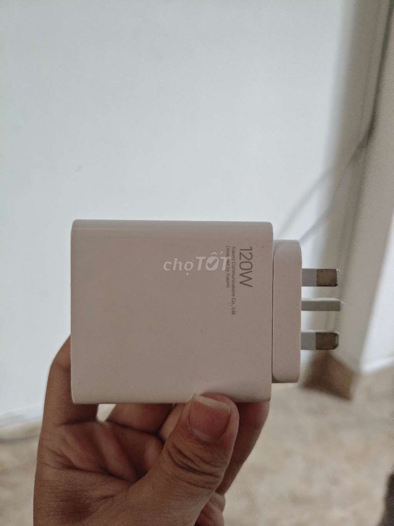 Củ sạc Xiaomi 120W 3 chân EU Trắng. Mua bán Phụ kiện (Màn hình, Chuột...) tại Quận Dương Kinh Hải Phòng được đăng bởi Phạm Long hình 1