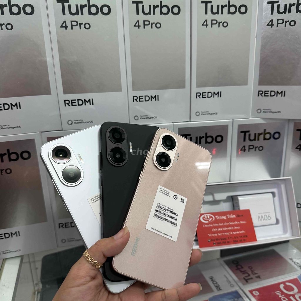 Xiaomi Turbo 4 Pro Fullbox, có góp qua căn cước. Mua bán Điện thoại tại Quận 6 Tp Hồ Chí Minh được đăng bởi Trang Trần Mobile hình 1