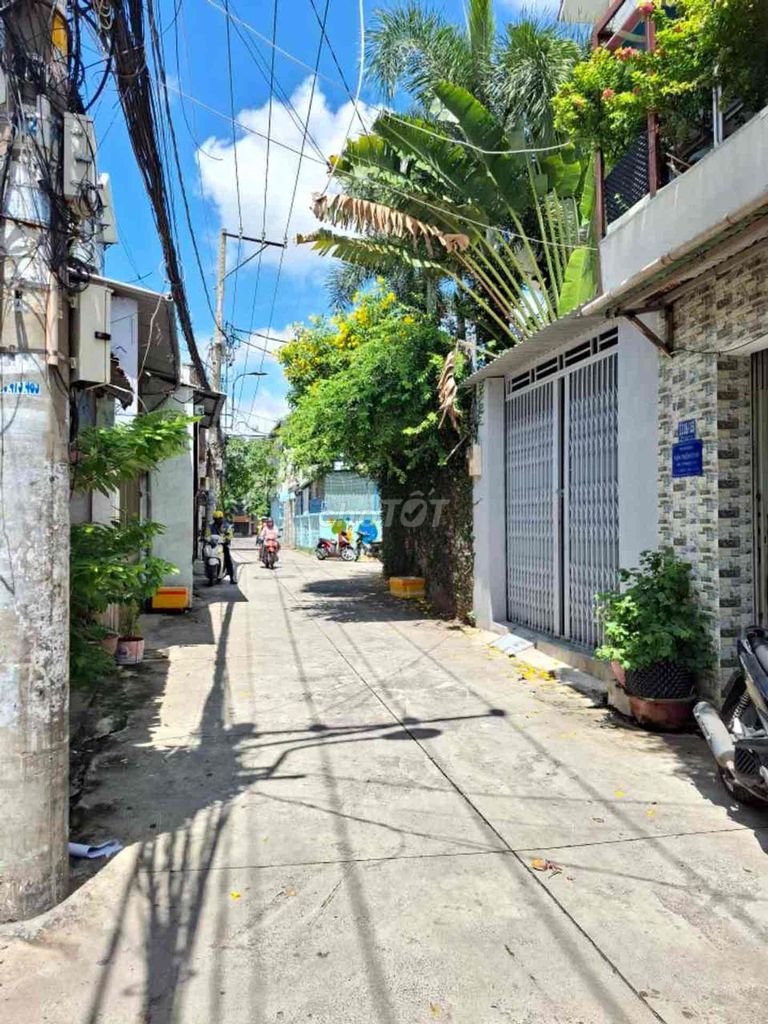 Дом Nguyễn Văn Quá 90м(4,2x20), переулок для авто, SHR всего 54 млн/м ... Конкурентоспособно