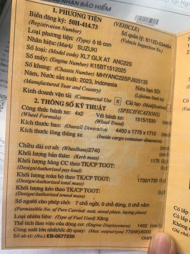 cần bán xe xl7. Mua bán Ô tô tại Quận 4 Tp Hồ Chí Minh được đăng bởi Nguyễn thành tường  hình 7
