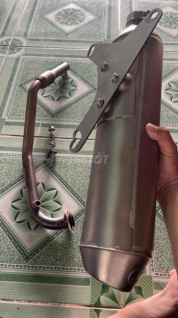 Pô xe máy Kim loại Mới. Mua bán Phụ tùng xe tại Thị xã Tân Uyên Bình Dương được đăng bởi Trung Gas  hình 3