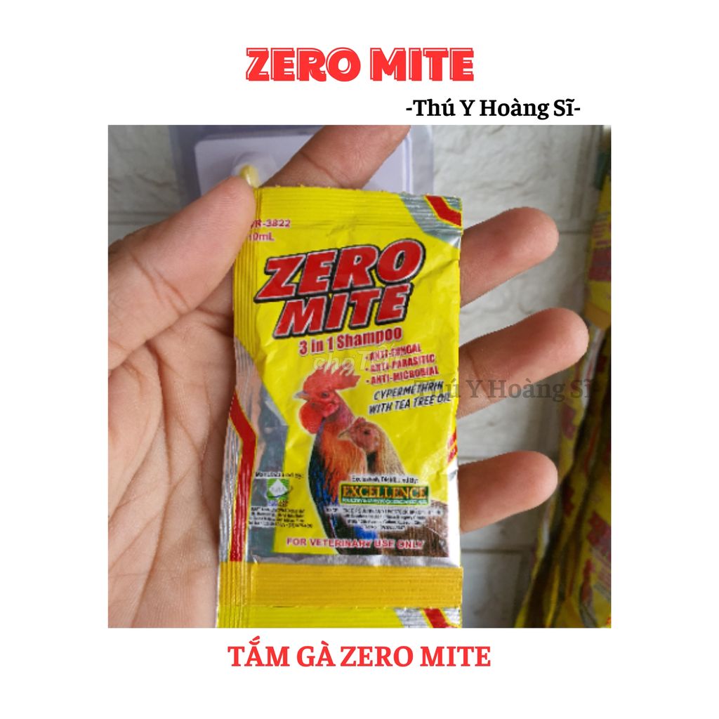 Tắm chiến kê zero mite