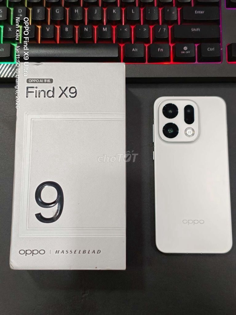 Oppo Find X9 12/256 99% Fullbox. Mua bán Điện thoại tại Quận Ninh Kiều Cần Thơ được đăng bởi Nguyễn Toàn hình 1