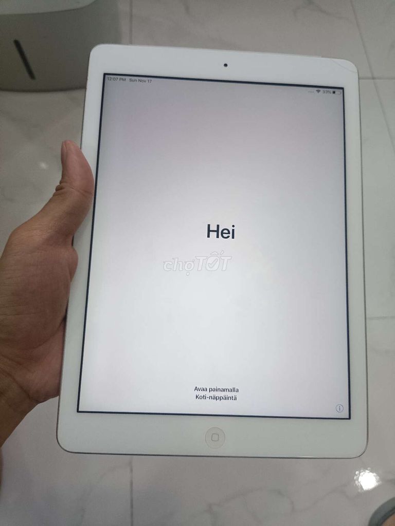 Ipad air dính icloud, bản lắp sim, 64Gb