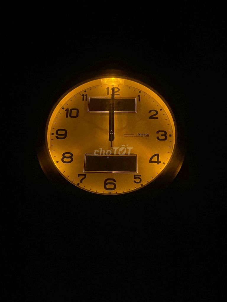đồng hồ led đèn MGA có nhiệt độ ngày tháng. Mua bán Nội thất, đồ gia dụng khác tại Quận 5 Tp Hồ Chí Minh được đăng bởi nguyễn Tài hình 1