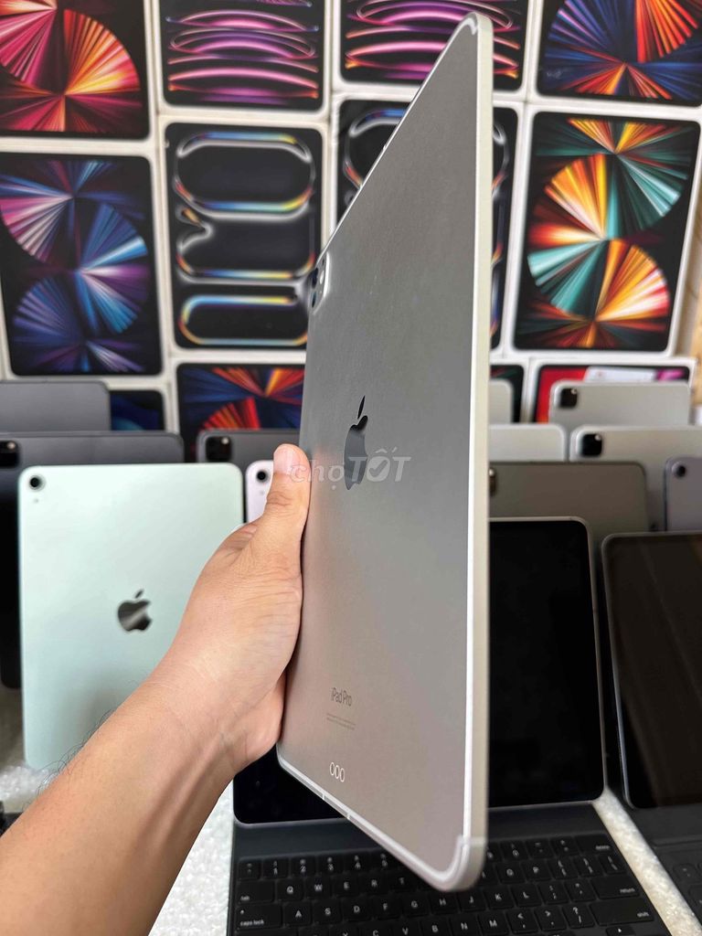 iPAD PRO 11inch Chip M4 512GB + 5G Trắng Pin 87%. Mua bán Máy tính bảng tại Thành phố Thủ Đức Tp Hồ Chí Minh được đăng bởi TonTrung Táo Uy Tín  hình 4