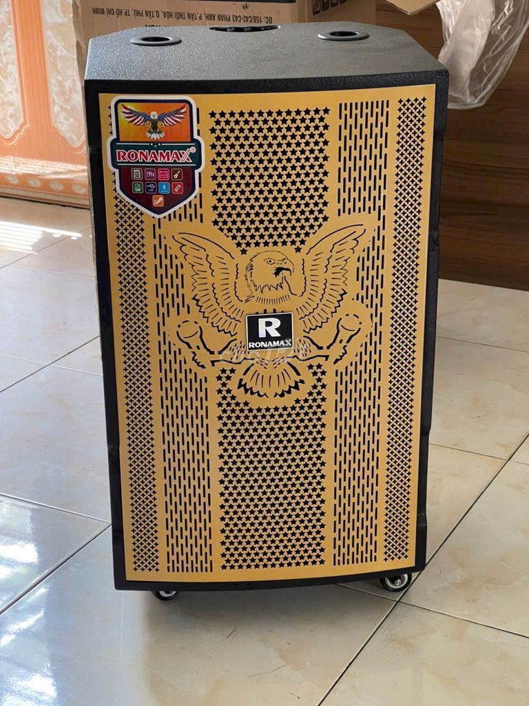 Loa kéo RONAMAX Đen vàng - Trả Góp Tuần / Tháng . Mua bán Tivi, Âm thanh tại Huyện Hóc Môn Tp Hồ Chí Minh được đăng bởi Tâm Điện Máy Trả Góp  hình 1