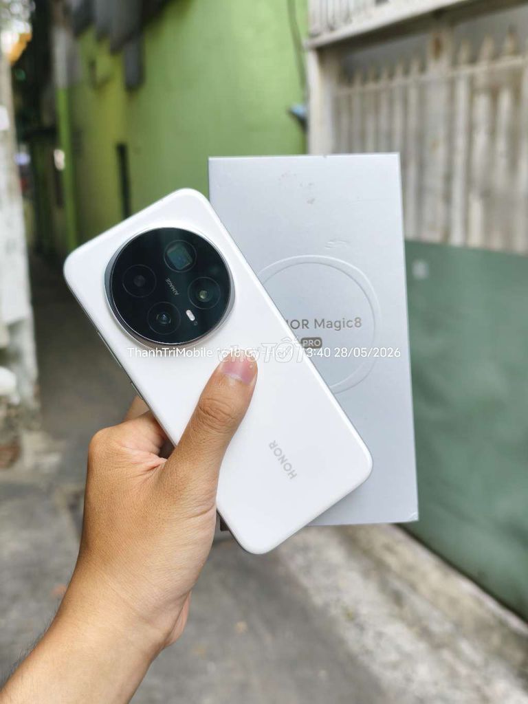Honor Magic 8 Pro Trắng 16/512 fullbox nội địa. Mua bán Điện thoại tại Quận Gò Vấp Tp Hồ Chí Minh được đăng bởi Thanh Tri hình 1