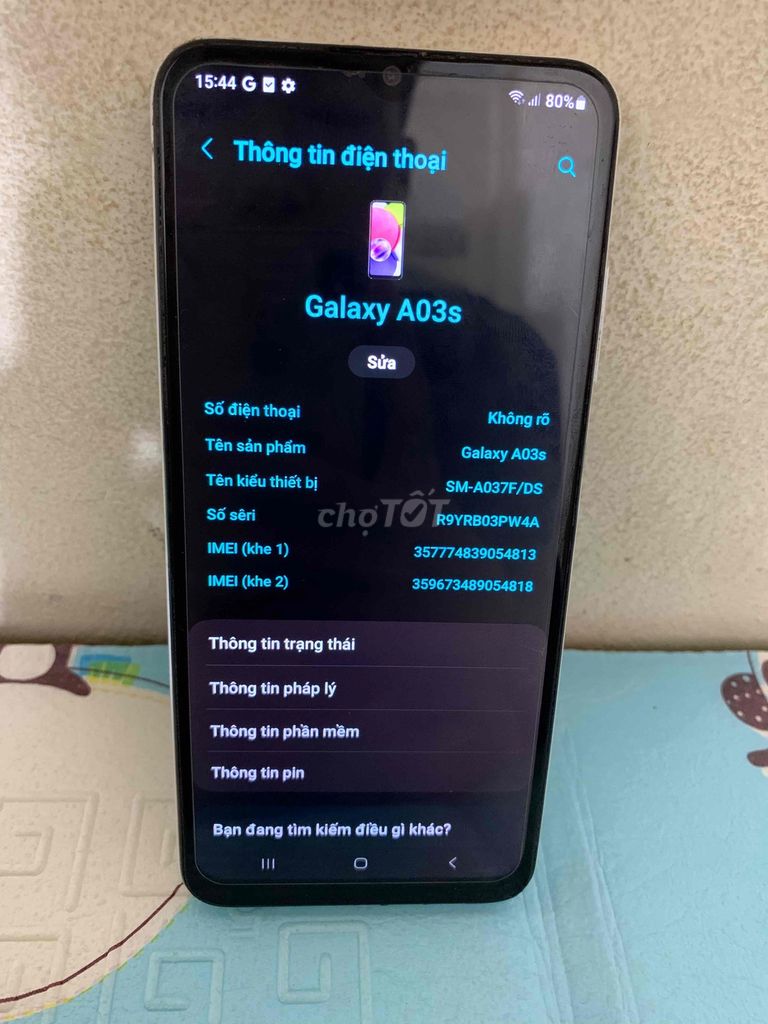 Samsung Galaxy A03s 64GB Trắng. Mua bán Điện thoại tại Quận Hai Bà Trưng Hà Nội được đăng bởi Phạm Khắc Hoàng Anh hình 1