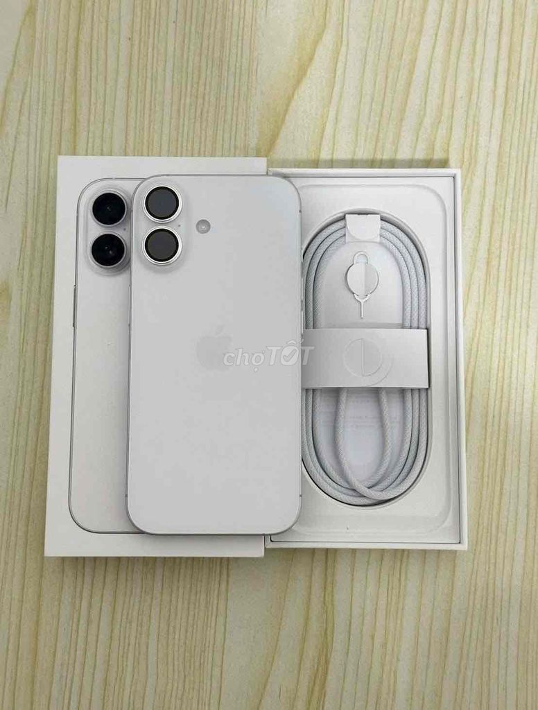 iPhone 16 128G Trắng FULLBOX BH APPLE 06/2026. Mua bán Điện thoại tại Quận Hà Đông Hà Nội được đăng bởi iStock Hà Nội Zin Đẹp Chất hình 1