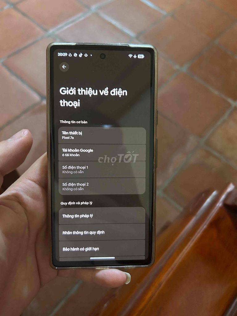 Google Pixel 7a Đen. Mua bán Điện thoại tại Quận Đống Đa Hà Nội được đăng bởi Châu Nguyễn Quốc hình 1