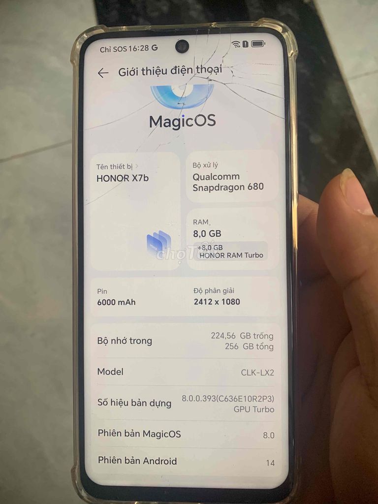 Honor X7b 256GB. Mua bán Điện thoại tại Thành phố Biên Hòa Đồng Nai được đăng bởi Toan kenni hình 1