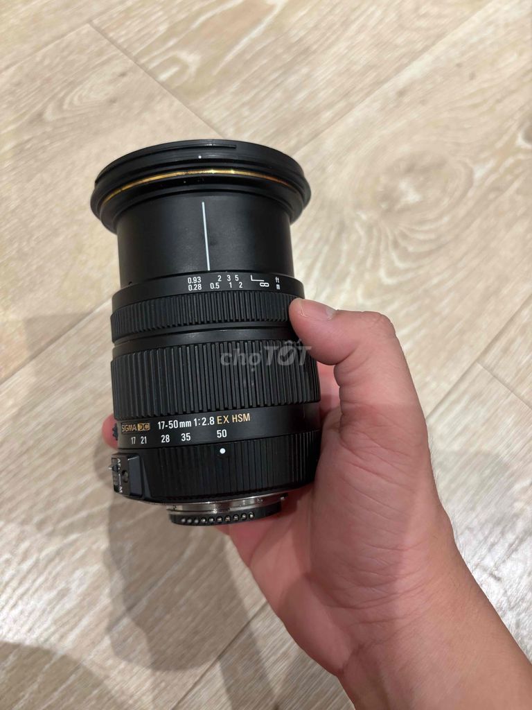 Ống kính Sigma 17-50mm f/2.8 Nikon Đen. Mua bán Máy ảnh, Máy quay tại Quận Phú Nhuận Tp Hồ Chí Minh được đăng bởi Lam Vy  hình 1