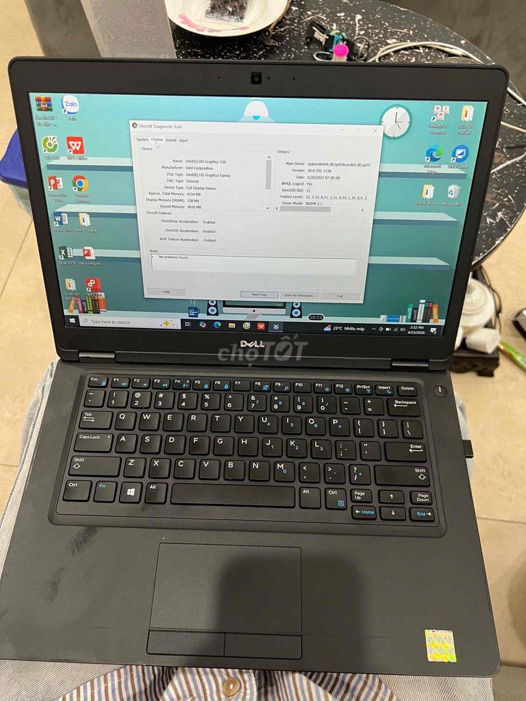 Dell Latitude 5480 i5-6200U 14 inch 8GB/256GB. Mua bán Laptop tại Quận Đống Đa Hà Nội được đăng bởi Ng Hoang Anh hình 1