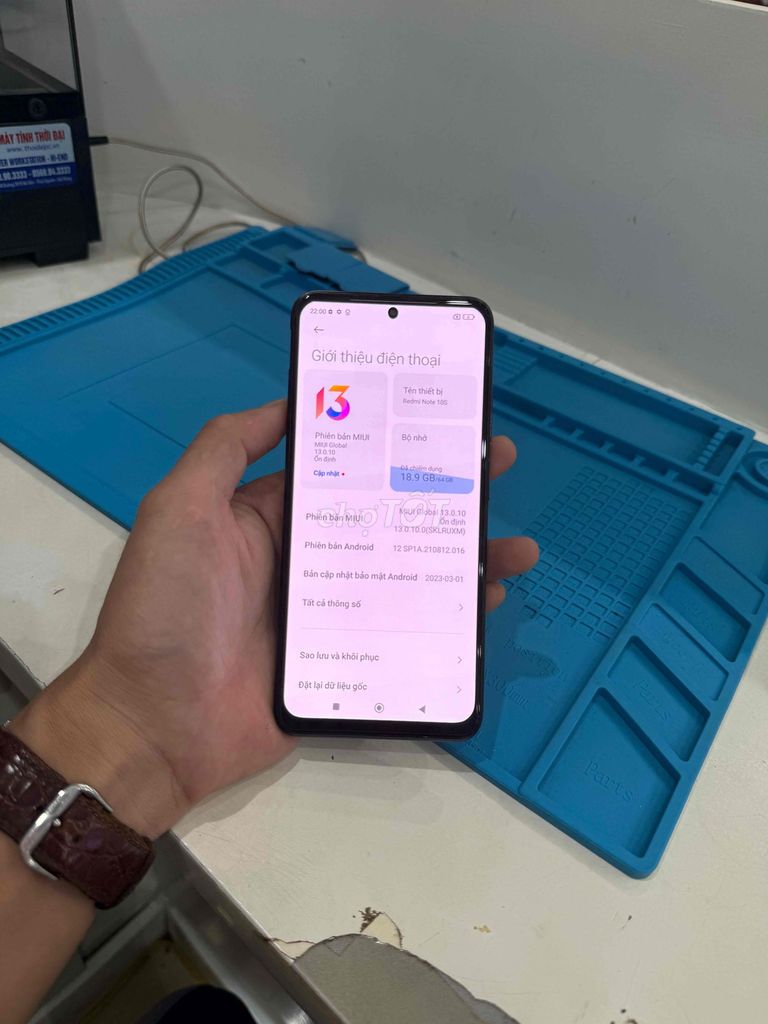 Xiaomi Redmi Note 10S 6GB/64GB Đen. Mua bán Điện thoại tại Huyện Thuỷ Nguyên Hải Phòng được đăng bởi Hùng Nguyễn THP store hình 1