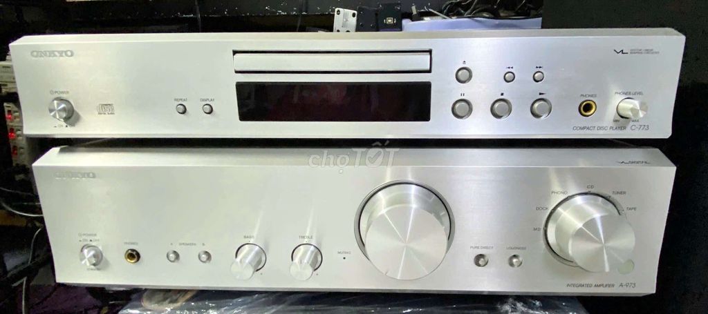 ❤️❤️ Đầu Onkyo CD : C-773 & Ampli Onkyo A-973 Bạc. Mua bán Tivi, Âm thanh tại Quận Gò Vấp Tp Hồ Chí Minh được đăng bởi KHO AMPLY LOA ÂM THANH BÃI XỊN GIÁ RẺ MR THẮNG  hình 1